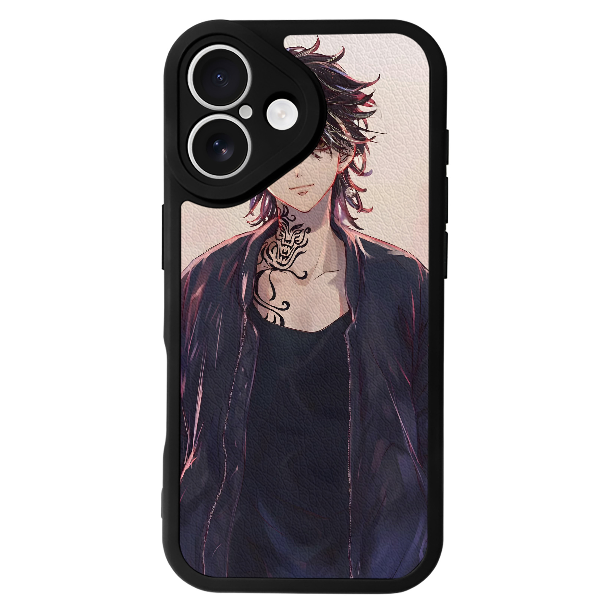 （画像用） 東京リベンジャーズ Tokyo Revengers 【iPhone 16シリーズ対応】シリコンスマホケース（レザー調） 材質：シリコン
